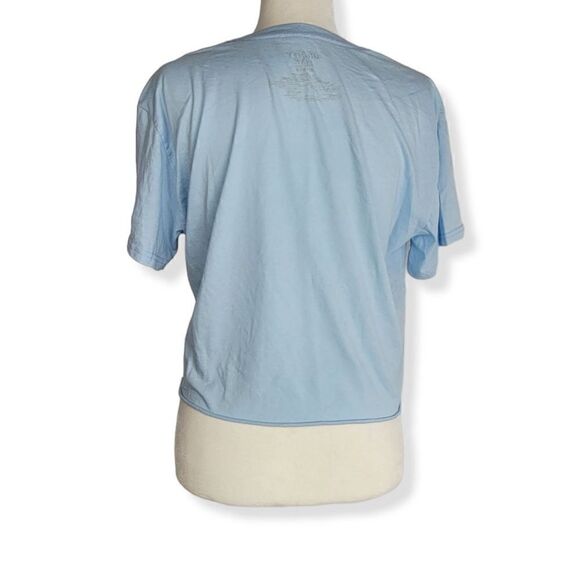 Mighty Fine Light Blue Dolphin Croptop Medium - Picture 3 of 3